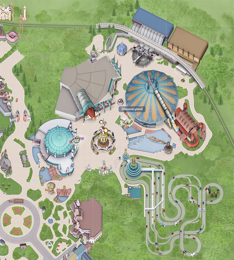 mappa discoveryland