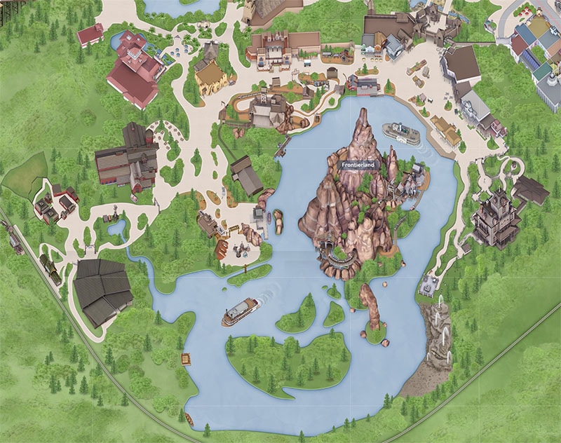 Mappa Frontierland