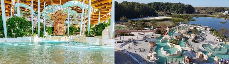 piscina acquatica presso il villaggio naturale Disney Center Parks